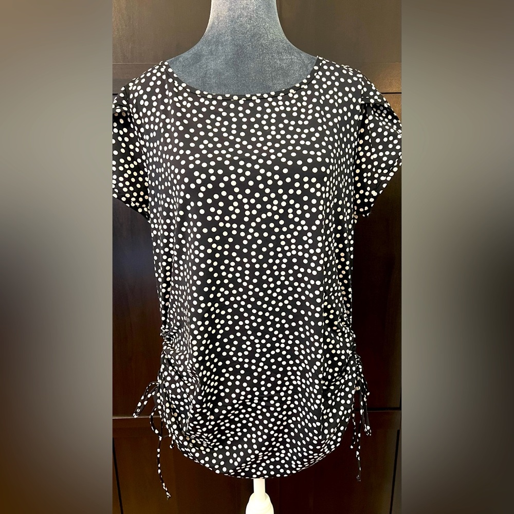 Lands’ End Swim Shirt with Adjustable Ruching